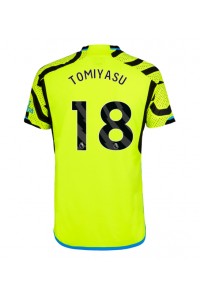 Fotbalové Dres Arsenal Takehiro Tomiyasu #18 Venkovní Oblečení 2023-24 Krátký Rukáv